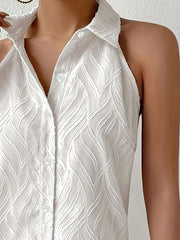 Women Plus Size Woven Summer Tank Top