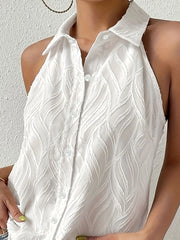 Women Plus Size Woven Summer Tank Top