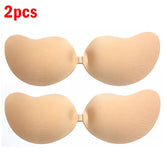 Invisible Strapless Adhesive Stick Bra Strapless Push Up Bras Women Lingerie Seamless Silicone Nipple Covers Bralette Underwear