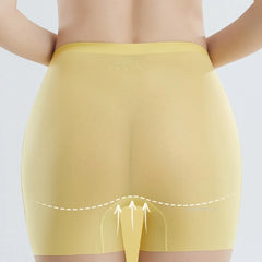 Summer Women's Double Layer Safety Pants with High Waist Ice Silk Protective Panties for Women Under The Skirts Traceless Pants