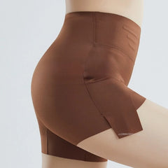 Summer Women's Double Layer Safety Pants with High Waist Ice Silk Protective Panties for Women Under The Skirts Traceless Pants