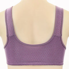 FallSweet 3Pcs/Set Front Closure Bra for Women Plus Size Bras Seamless Wireless Bralette Lace Brassiere Sexy Ladies Lingerie