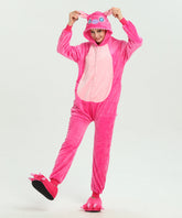 Kigurumi Stitch Cartoon Pajamas Onesies Adults Women Men Animal Pyjamas Jumpsuits Christmas Halloween Cosplay Party Costumes