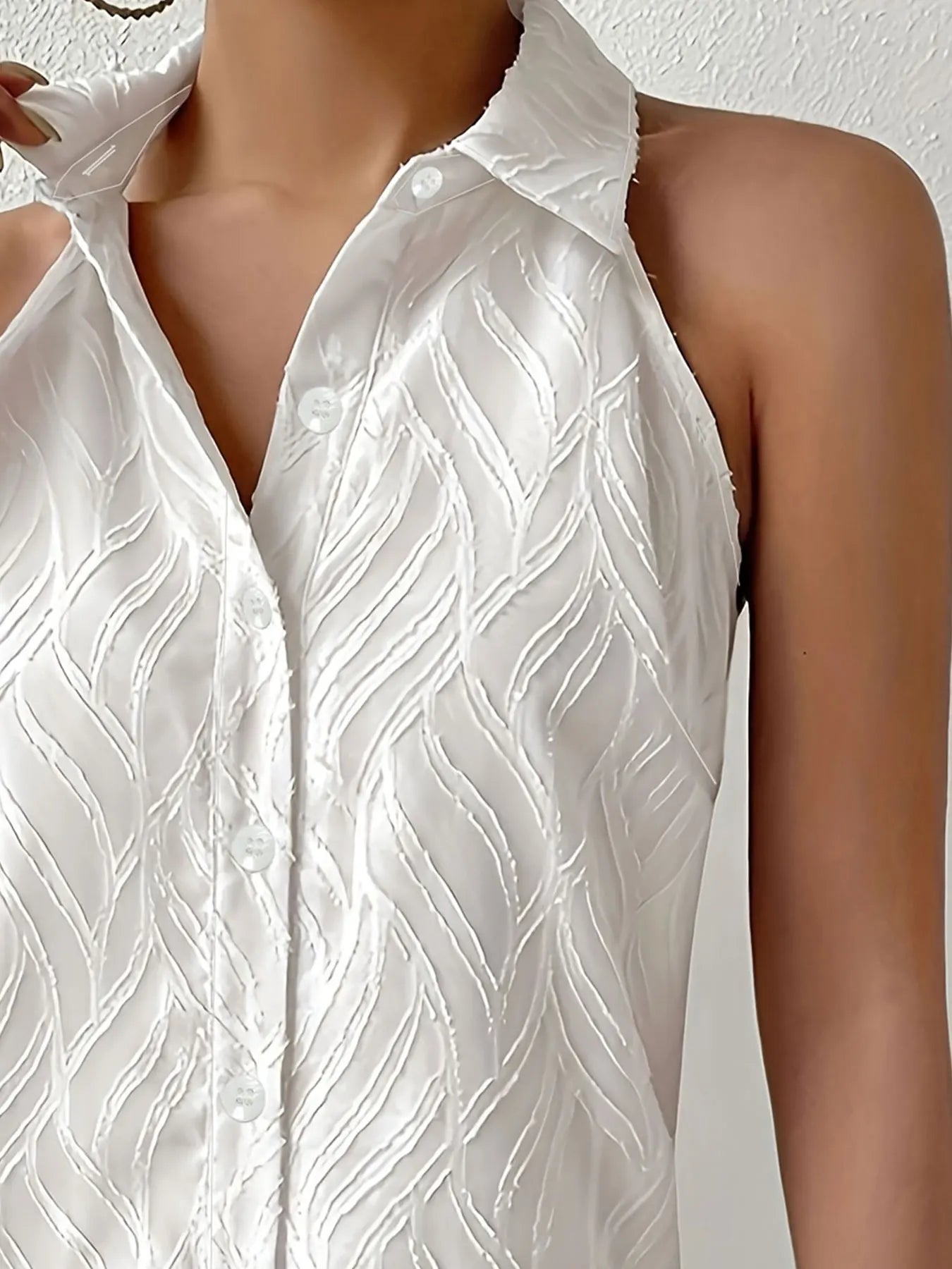 Women Plus Size Woven Summer Tank Top