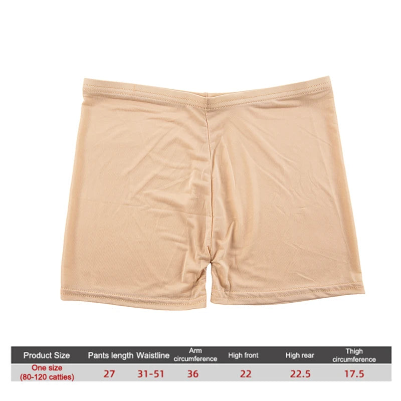 Soft Cotton Seamless Safety Short Pants Summer Under Skirt Shorts Modal Ice Silk Breathable Short Tights Underwear