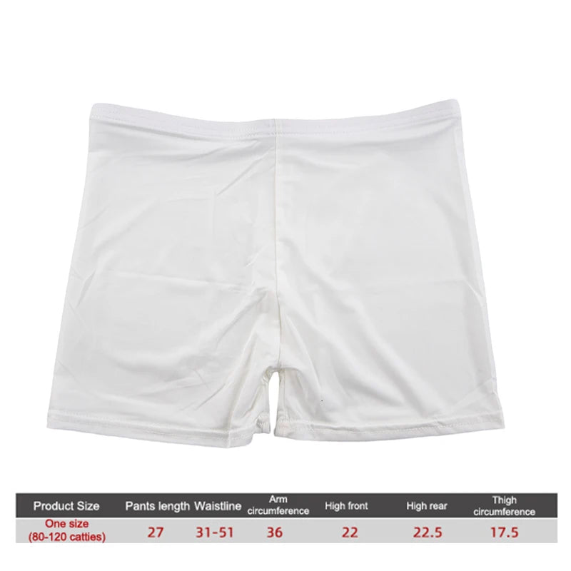 Soft Cotton Seamless Safety Short Pants Summer Under Skirt Shorts Modal Ice Silk Breathable Short Tights Underwear