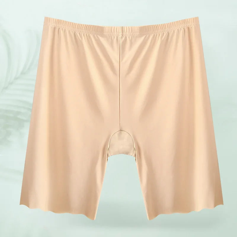 Seamless Safety Short Pants Summer Women Plus Size Boxers for Female Anti Rub Safety Shorts Under Skirt Panties Underwear 120KG