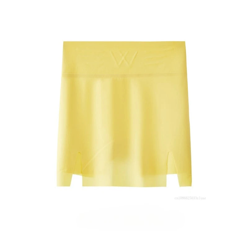 Summer Women's Double Layer Safety Pants with High Waist Ice Silk Protective Panties for Women Under The Skirts Traceless Pants