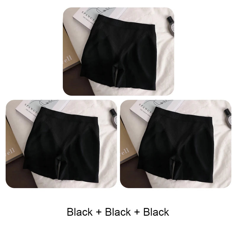 Skirt Shorts Women Seamless Panties Women's Summer Shorts Safety Short Pants Sportswear Woman Gym Underwear Protective Plus Size