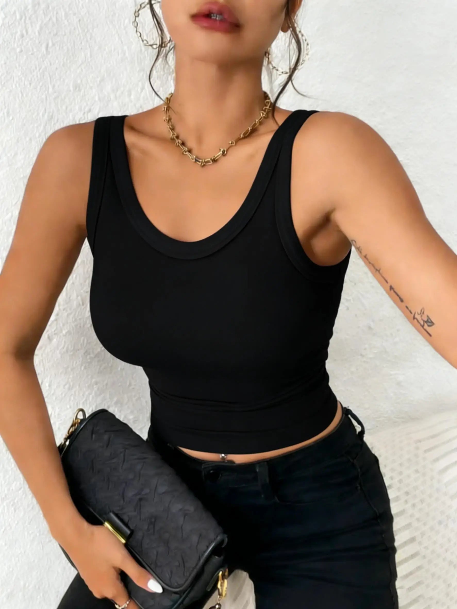 Yoga Woman Summer Y2K Vest Camisole Sexy Elasticity Korean Slim Female Clothing Women Knitted Sport Comfortable Tank Tops