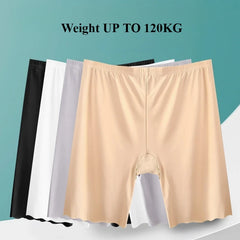 Seamless Safety Short Pants Summer Women Plus Size Boxers for Female Anti Rub Safety Shorts Under Skirt Panties Underwear 120KG