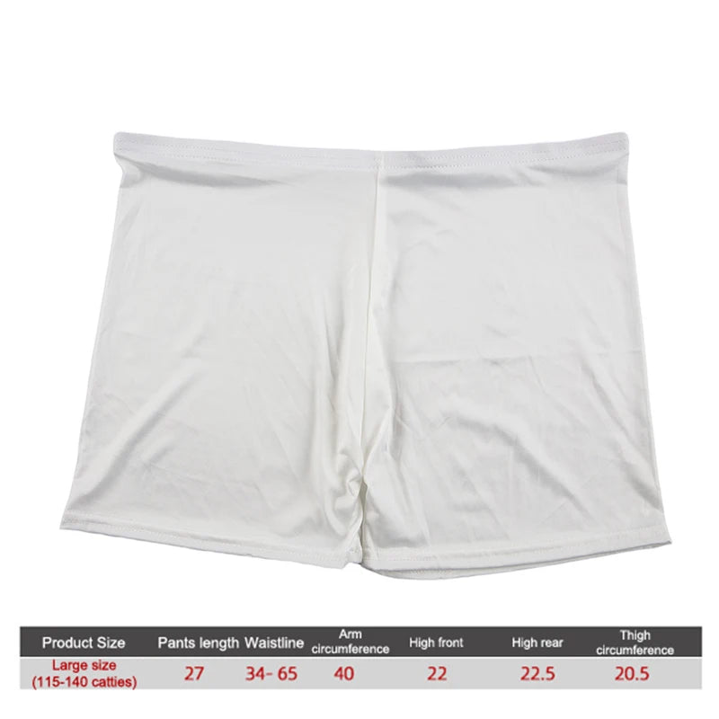 Soft Cotton Seamless Safety Short Pants Summer Under Skirt Shorts Modal Ice Silk Breathable Short Tights Underwear