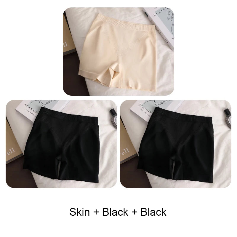 Skirt Shorts Women Seamless Panties Women's Summer Shorts Safety Short Pants Sportswear Woman Gym Underwear Protective Plus Size