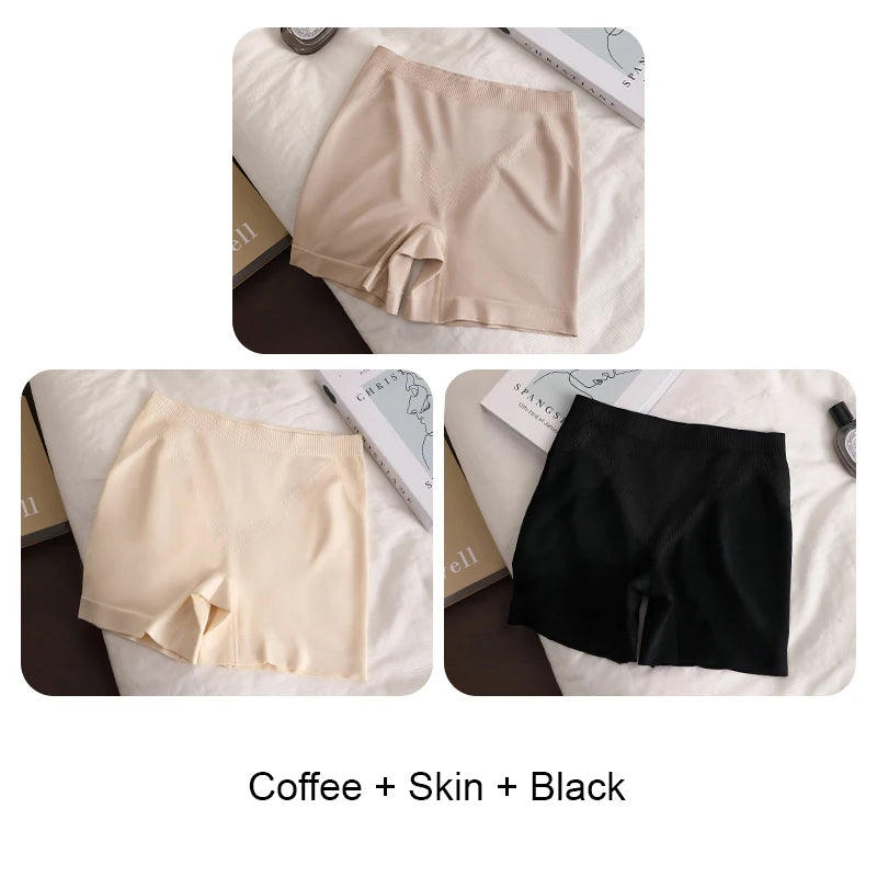 Skirt Shorts Women Seamless Panties Women's Summer Shorts Safety Short Pants Sportswear Woman Gym Underwear Protective Plus Size