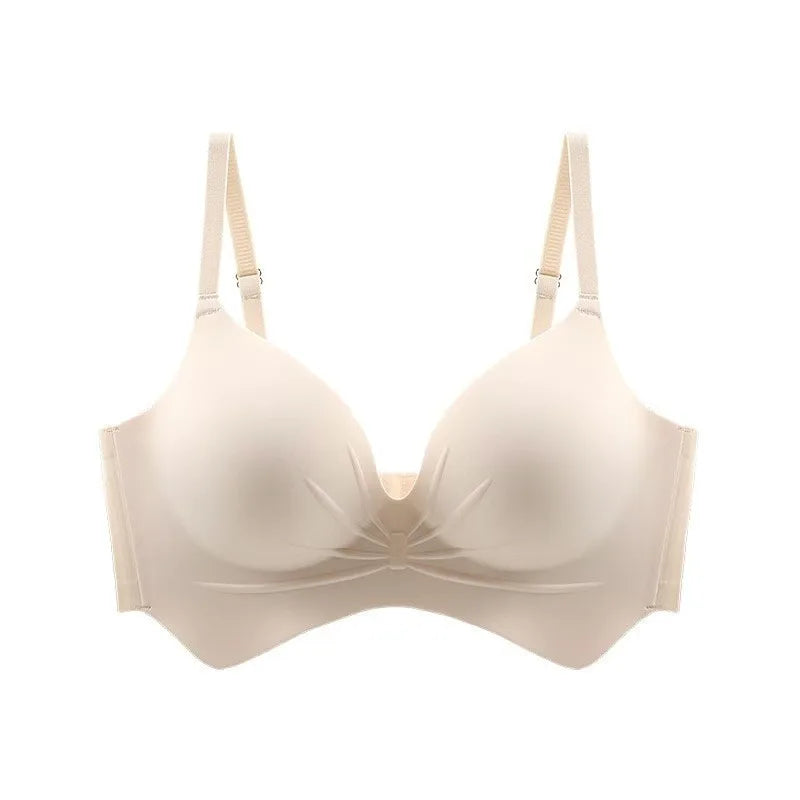 FallSweet Push Up Bra for Women Seamless Bras Comfortable Wireless Bralette 8cm Thick Chest Brassiere Sexy Lingerie 32-38AB