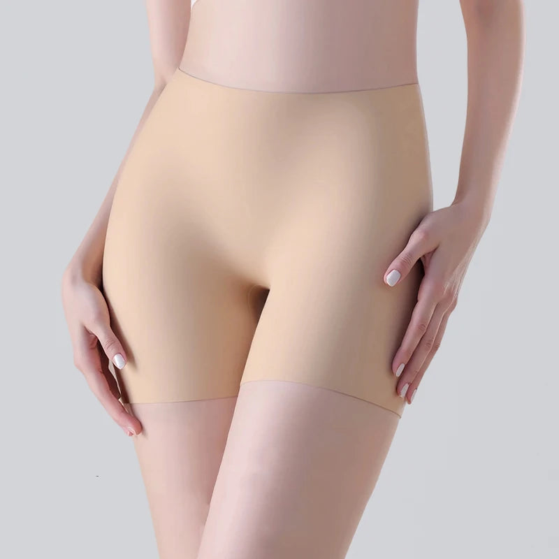 Seamless Safety Short Pants Summer Women Plus Size Boxers Female Anti Rub Safety Shorts Pants Panties High Waist Underwear M-5XL
