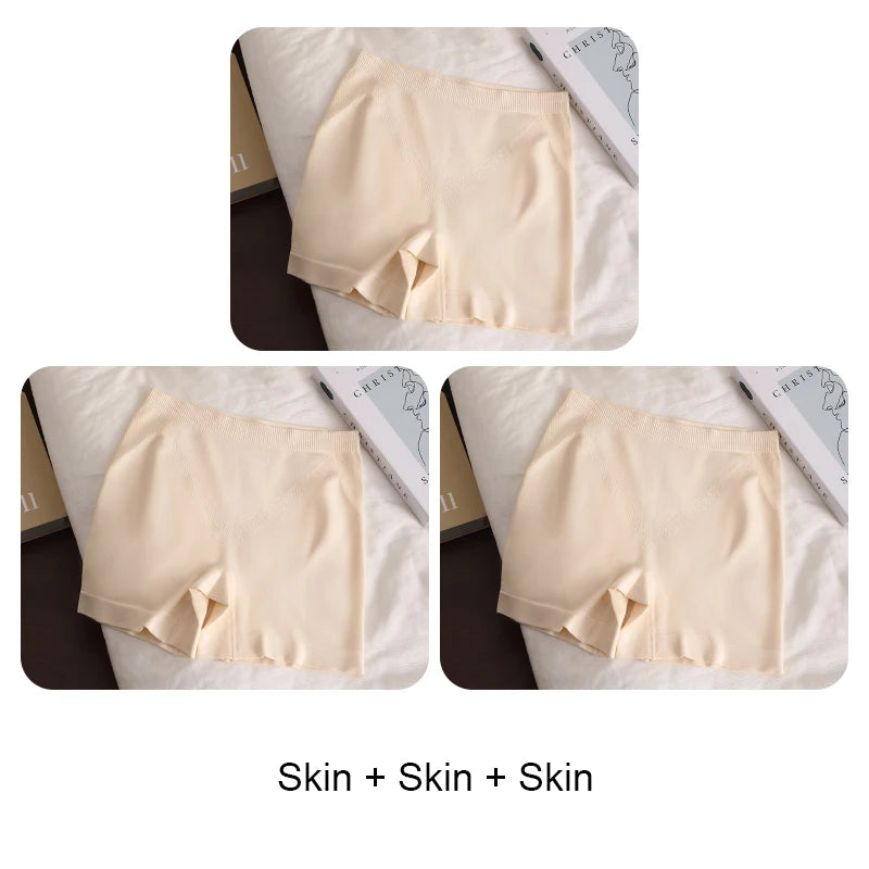 Skirt Shorts Women Seamless Panties Women's Summer Shorts Safety Short Pants Sportswear Woman Gym Underwear Protective Plus Size