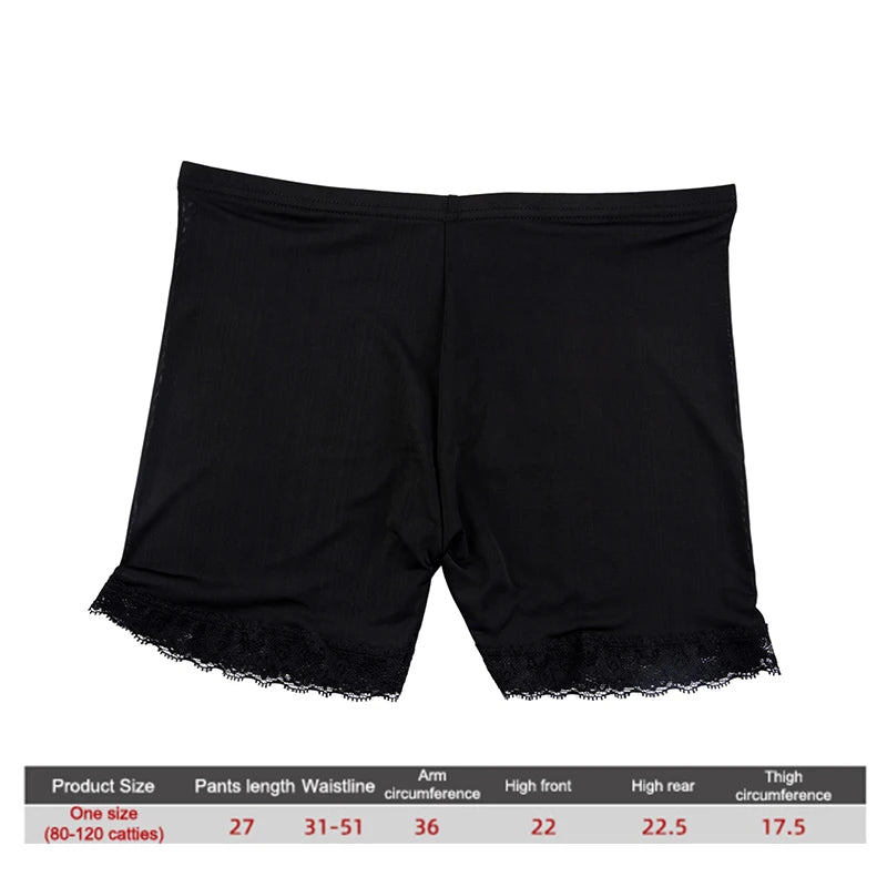 Soft Cotton Seamless Safety Short Pants Summer Under Skirt Shorts Modal Ice Silk Breathable Short Tights Underwear