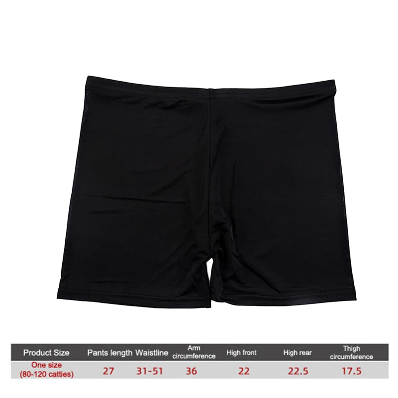 Soft Cotton Seamless Safety Short Pants Summer Under Skirt Shorts Modal Ice Silk Breathable Short Tights Underwear